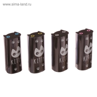 Ластик HappyGraphix Cats, прямоугольный, мягкий, МИКС Ластик HappyGraphix Cats, прямоугольный, мягкий, МИКС