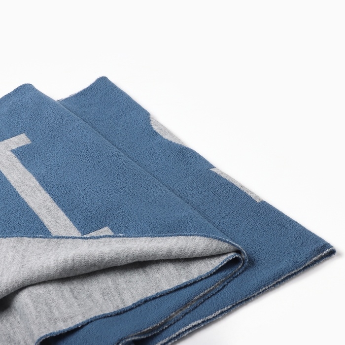 Шарф женский двусторонний MIST синий/серый, размер 47*226см Шарф женский двусторонний MIST синий/серый, размер 47*226см