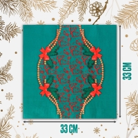 Салфетки бумажные &laquo;Новогодние&raquo;, 33 &times; 33 см, набор, 20 шт