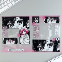 Обложка для тетрадей и школьного дневника &laquo;Аниме&raquo;, 34,7 х 21,1 см