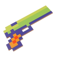 Деревянное оружие детское сувенирное &laquo;Пиксели&raquo;, 5 предметов