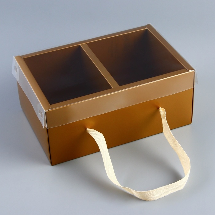 Коробка подарочная складная Золото , упаковка, 23 х 15 х 10 см Коробка подарочная складная Золото , упаковка, 23 х 15 х 10 см