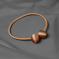 Подхват для штор &laquo;Шарики&raquo;, d = 3 см, 40 см, цвет светло-коричневый