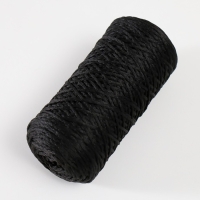 Шнур для вязания 100% полиэфир 1мм 200м/75±10гр (13-черный) Шнур для вязания 100% полиэфир 1мм 200м/75±10гр (13-черный)