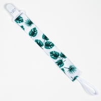 Держатель для соски - пустышки &laquo;Листья&raquo;, на ленте