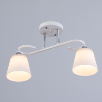 Люстра "Либерти" 2х60Вт Е27 Белый 44х12х25см Люстра "Либерти" 2х60Вт Е27 Белый 44х12х25см