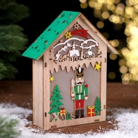 Новогодний декор с подсветкой &laquo;Щелкунчик&raquo; 15 &times; 5,5 &times; 18 см