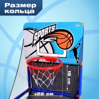 Баскетбольное кольцо &laquo;Король спорта&raquo;, стойка-каркас, полный набор, 2 мяча, 142 см