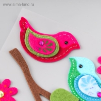 Наклейки из фетра "Птички" (набор 11 шт) ассорти Наклейки из фетра "Птички" (набор 11 шт) ассорти