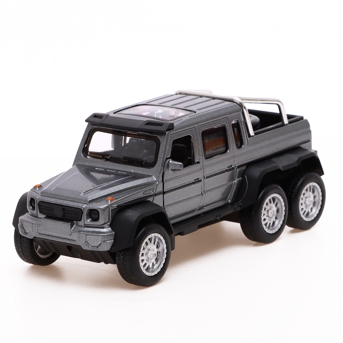 Машина металлическая &laquo;Внедорожник&raquo;, 1:36, свет, звук, открываются двери, инерция, цвет МИКС