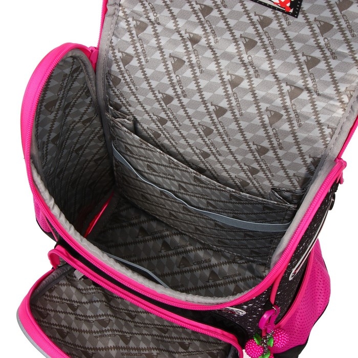 Ранец школьный Стандарт, раскаладной, 35 х 22 х 12 см, Across 191, наполнение: мешок, розовый ACR22-191-8