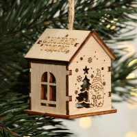 Ёлочная игрушка новогодняя «Новый год: С Новым годом», 6 х 4,5 см Ёлочная игрушка новогодняя «Новый год: С Новым годом», 6 х 4,5 см