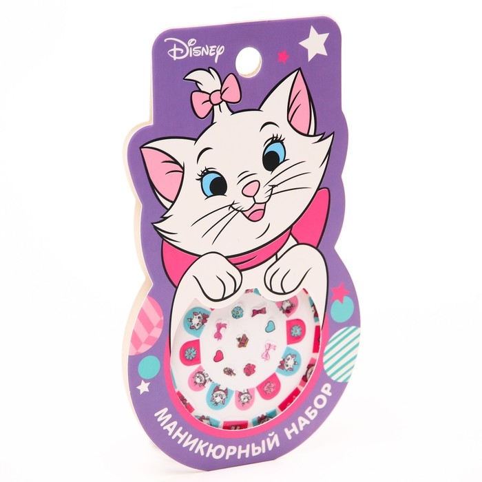 Наклейки для ногтей детские, Кошечка Мари