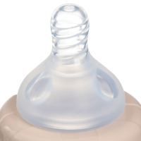 Бутылочка для кормления, широкое горло, средний поток от 3 мес., 270 мл., &laquo;Леопард&raquo;, M&B