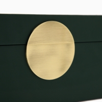 Шкатулка для украшений &laquo;Изумруд&raquo; экокожа, набор 2 шт.