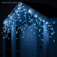 Гирлянда "Бахрома" 3 х 0.6 м , IP65, УМС, белая нить каучук, 108 LED, свечение белое, 220 В Гирлянда "Бахрома" 3 х 0.6 м , IP65, УМС, белая нить каучук, 108 LED, свечение белое, 220 В