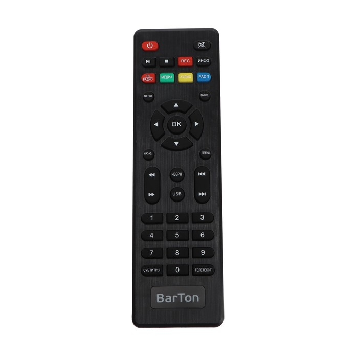 Приставка для цифрового ТВ BarTon TH-563, FullHD, DVB-T2, HDMI, USB, чёрная