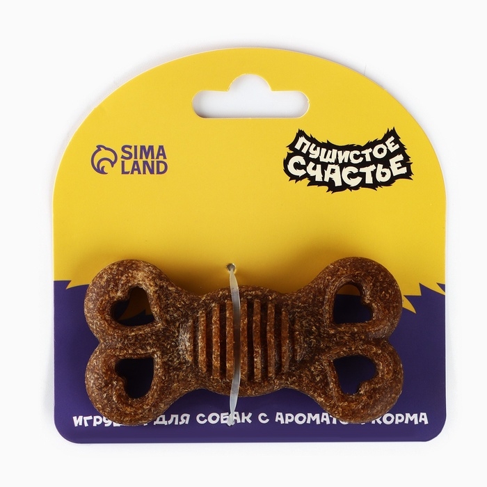 Игрушка для собак жевательная со ароматом корма &laquo;Крабик&raquo;, 9.5 х 5 см