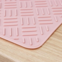 Коврик для сушки посуды, 35×45 см, силикон, цвет МИКС Коврик для сушки посуды, 35×45 см, силикон, цвет МИКС