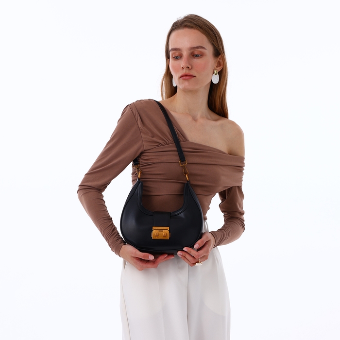 Сумка женская TEXTURA, маленький размер, цвет чёрный Сумка женская TEXTURA, маленький размер, цвет чёрный