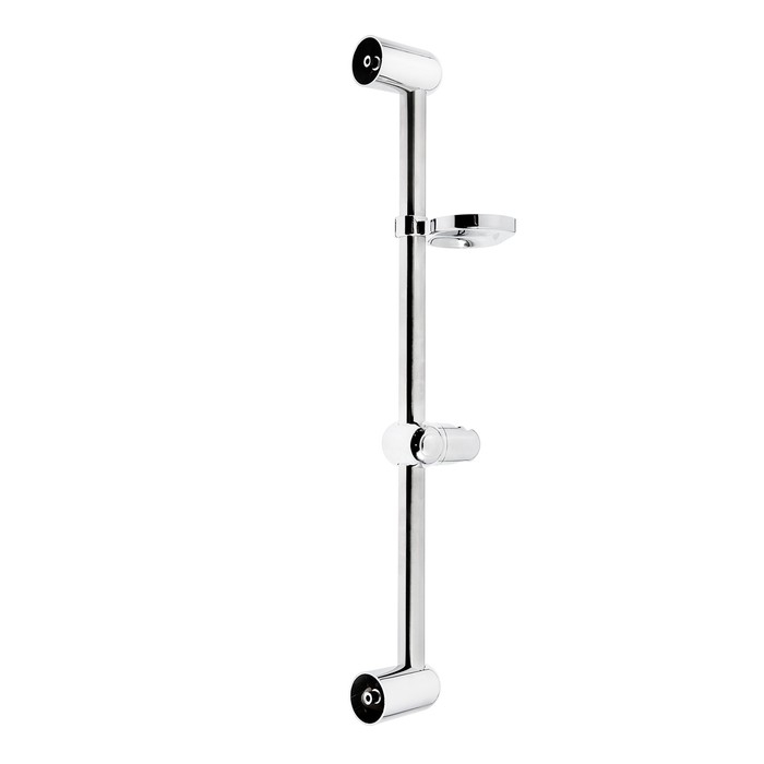 Душевая стойка ZEIN S01, с пластиковой мыльницей, поворотный держатель, сатин Душевая стойка ZEIN S01, с пластиковой мыльницей, поворотный держатель, сатин