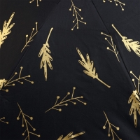 Зонт женский &laquo;Чёрное золото&raquo;, 6 спиц, складывается в размер телефона.