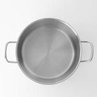 Кастрюля из нержавеющей стали Hanna Kn&ouml;vell с крышкой, 7 л, d=24 см, h=15,5 см, толщина стенки 0,6 мм, индукция