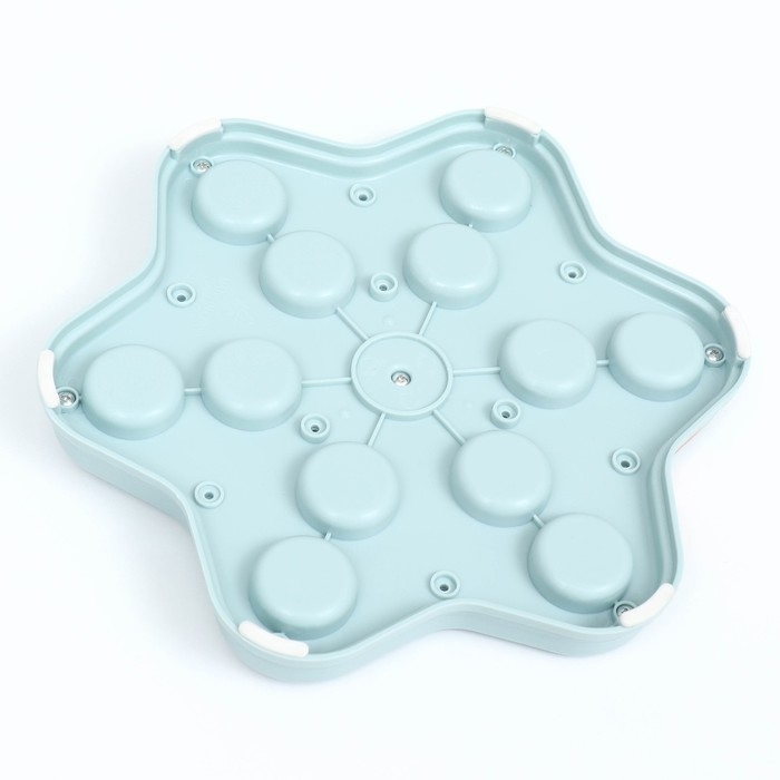 Игрушка интеллектуальная для лакомств "Звезда", 24 х 3 см, голубая