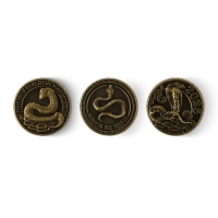 Монета новогодняя «Новогодняя» на Новый год, микс, диам. 2.5 см Монета новогодняя «Новогодняя» на Новый год, микс, диам. 2.5 см