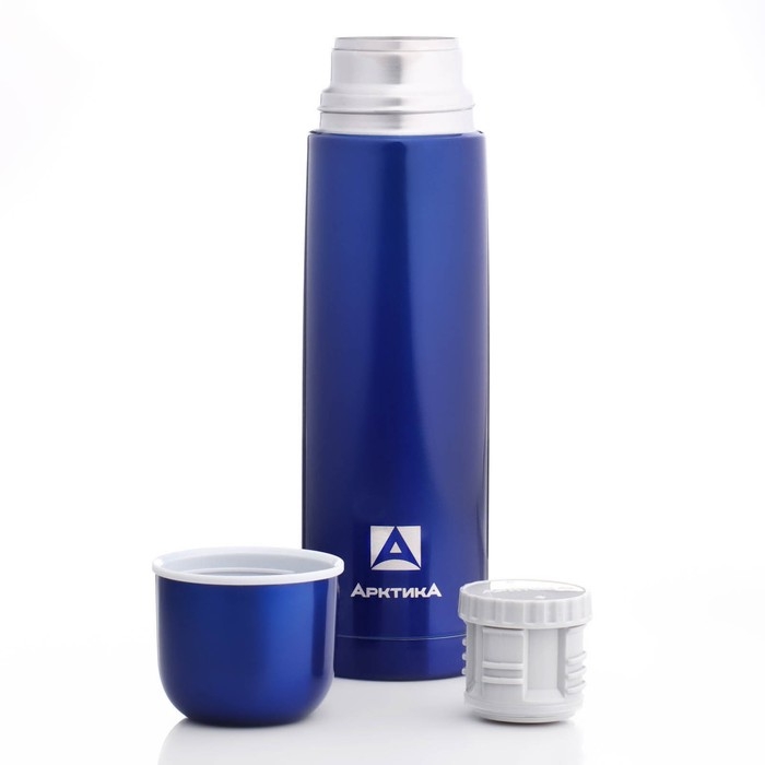 Термос Термос "Арктика", 102, 750 мл, сохраняет тепло 24 ч, синий