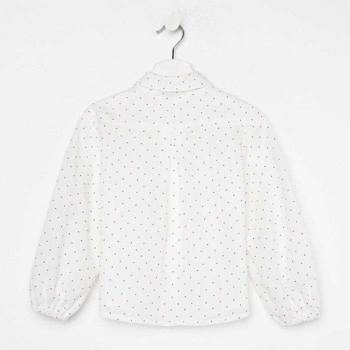 Рубашка детская MINAKU: Cotton collection цвет белый, рост 104