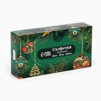 Салфетки бумажные в коробке «Новый год! Зимняя сказка», 100 шт, двухслойные Салфетки бумажные в коробке «Новый год! Зимняя сказка», 100 шт, двухслойные