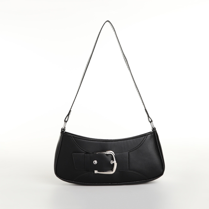 Сумка женская багет на молнии, цвет чёрный Сумка женская багет на молнии, цвет чёрный