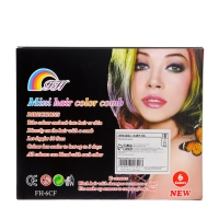 Мелки для волос с расческой, набор 6 цветов Мелки для волос с расческой, набор 6 цветов