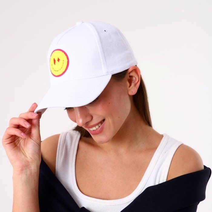 Кепка женская &laquo;айл&raquo;, цвет белый, р-р 56