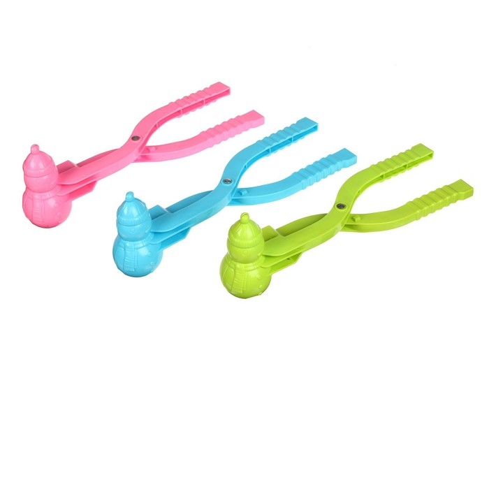 Новогодний подарок. Снежколеп-песколеп &laquo;Снеговик&raquo;, 33 &times; 9 &times; 11 см + блёстки 5 г, МИКС, на новый год