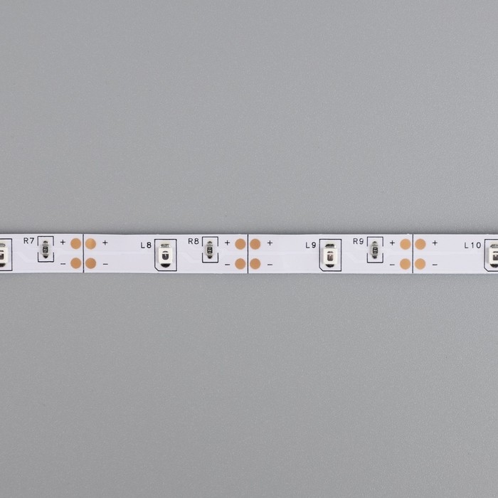 Светодиодная лента Luazon Lighting 3 м, IP20, SMD2835, 30 LED/м, 3хААА, свечение мульти