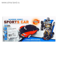 Робот радиоуправляемый &laquo;Гонщик&raquo;, трансформируется, световые и звуковые эффекты, цвета МИКС
