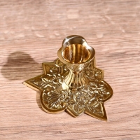 Подсвечник "Кэндл" латунь 8 см