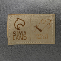 Лежанка с косточкой, 45х35х11 см, серая Лежанка с косточкой, 45х35х11 см, серая