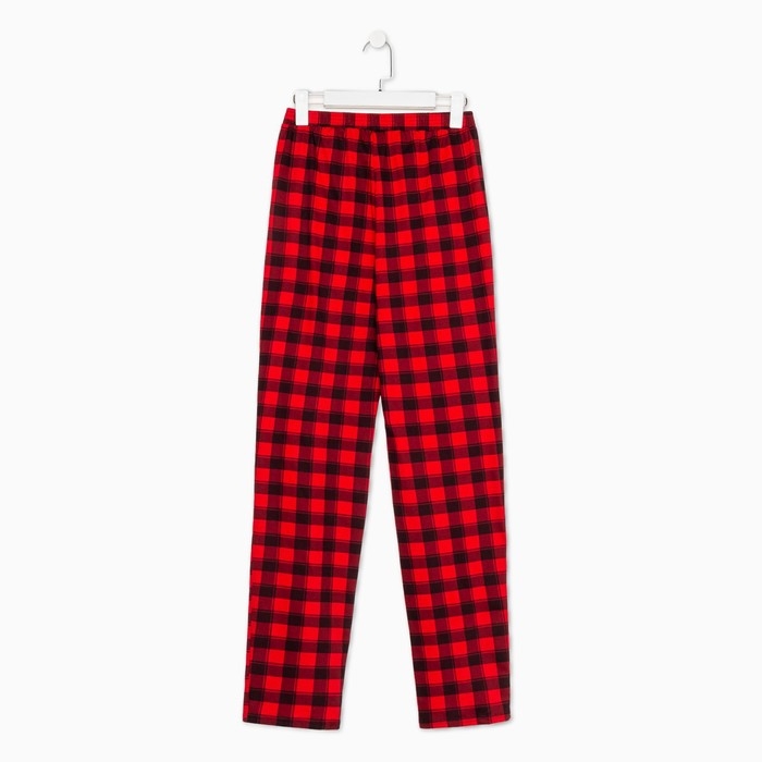 Костюм мужской домашний (футболка и брюки), цвет красный, размер 62 Костюм мужской домашний (футболка и брюки), цвет красный, размер 62