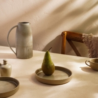 Тарелка обеденная фарфоровая SL Home &laquo;Песчаный бриз&raquo;, d=21 см, цвет бежевый