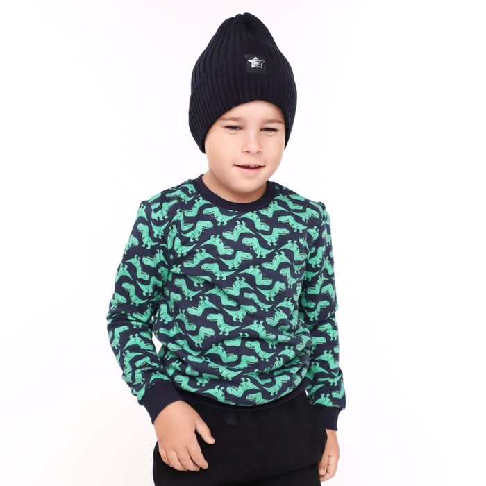 Шапка детская, цвет черный, размер 48-52 Шапка детская, цвет черный, размер 48-52