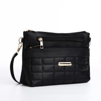 Сумка кросс-боди на молнии, цвет чёрный