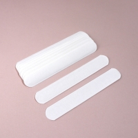 Защитные вкладыши от пота и загрязнений, набор - 10 шт, на клеевой основе, 24 &times; 3,7 &times; 0,1 см, цвет белый