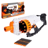 Бластер &laquo;Fast&raquo;,стреляет мягкими пулями, работает от батареек