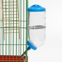 Поилка для грызунов, 500 мл, 20,5 х 5 см, голубая Поилка для грызунов, 500 мл, 20,5 х 5 см, голубая