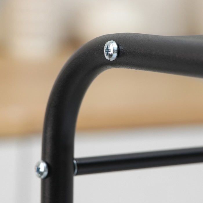 Полка для микроволновой печи, 56&times;38&times;35,5 см, цвет чёрный