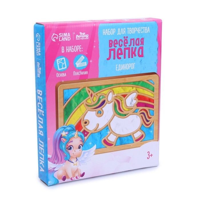 Пластилиновые картинки &laquo;Единорог&raquo; 210х148 мм