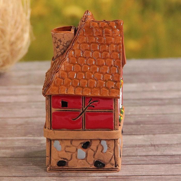 Аромалампа Домик &laquo;Санчо&raquo;, 13 см, ручная работа, микс